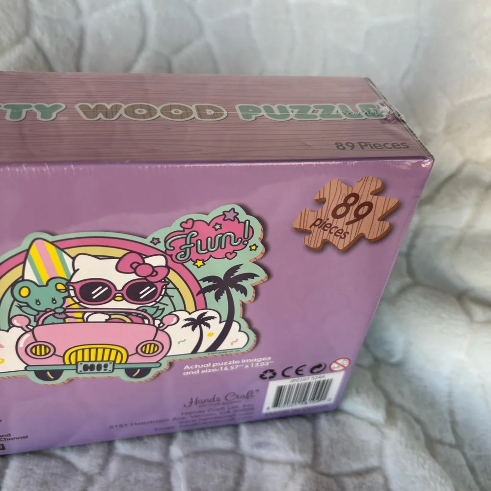 HELLO KITTY: WOODEN JIGSAW PUZZLE - KAWAII